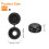 100Pcs Plastic Hinged Screw Covers, Snap Washer Covers, Black/White 2