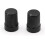 50Pcs 6mm Plastic Shaft Insert Dia Potentiometer Control Knobs Black 10 x 14mm 2