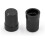 50Pcs 6mm Plastic Shaft Insert Dia Potentiometer Control Knobs Black 10 x 14mm 3