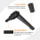 1Pcs M6 x 12mm Adjustable Knobs Handle Male Thread Push Button Ratchet Quick Release Locking Rotating Bolt for Lathe Machinery, Black 4