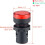 4Pcs Red Green Indicator Light AC 380V, 22mm Panel Mount, for Electrical Control Panel, HVAC, DIY Projects 2