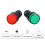 10Pcs Red Green Indicator Light AC/DC 110V, 22mm Panel Mount, for Electrical Control Panel, HVAC, DIY Projects 5