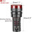 10Pcs Red Indicator Light with Buzzer AC/DC 24V, 22mm Panel Mount Flashing Alarm, for Electrical Control Panel, HVAC, DIY Projects 2