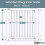 Safetots (White, 95cm - 103cm) Safetots Wooden Elegance Gate 3