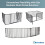 Safetots (92cm x 92cm, Grey) Safetots Premium Multi Panel Play Den 4