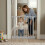 Safetots (Matt Grey, 198cm - 207cm) Safetots Curved Top Safety Gate 7