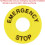 20 Pcs 22mm Inner Diameter Emergency Stop Sign for Push Button Switch Replacement 4