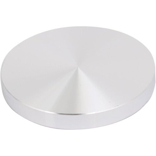 95mm Diameter 10mm Thickness M10 Thread Hollow Aluminum Disc Polished Finish 2