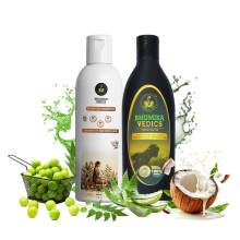 Combo de Aceite Capilar y Champú Ayurvédico Bhumika Vedics 200 Gramos