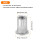 60Pcs Rivet Nuts Flat Head, 1/4"-20 Stainless Steel 304 Thread Insert Nuts Knurled Body 2