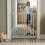 Safetots (Matt Grey, 71cm - 80cm) Safetots Extra Tall Elite Safety Gate 7