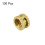 Knurled Insert Nuts - 100Pcs M3 x 3mm Length x 5mm OD Female Thread Brass Threaded Insert Embedment Nut for 3D Printer 3