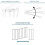 (Upto 416cm) Bettacare Wooden Multi Panel Pet Barrier 8