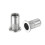 200Pcs Rivet Nuts Flat Head, M5 Stainless Steel 304 Threaded Insert Nuts Knurled Body 7
