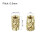Knurled Insert Nut M3 x 8mm L x 5mm OD Female Thread Brass Embedding Nut 80 Pcs 2