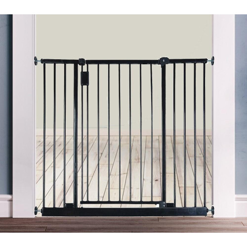 Safetots (Black) Safetots Extra Wide Hallway Gate 1