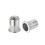 50Pcs Rivet Nuts Flat Head, 3/8 Stainless Steel 304 Threaded Insert Nuts Knurled Body 7