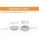 4Pcs Silicone Plugs, 40mm Hole, Grey 2