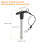 2Pcs T Handle Lock Pins, 10mm x 80mm Usage Length Stainless Steel Push-Button Quick Release Pin 2