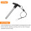 2Pcs T Handle Lock Pins, 10mm x 80mm Usage Length Stainless Steel Push-Button Quick Release Pin 3