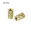 Knurled Insert Nut M3 x 8mm L x 5mm OD Female Thread Brass Embedding Nut 80 Pcs 3
