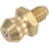 Brass Straight Grease Fitting M4 x 0.7mm Thread Hydraulic Grease Fitting Accessories, 20Pcs 4