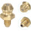 Brass Straight Grease Fitting M4 x 0.7mm Thread Hydraulic Grease Fitting Accessories, 20Pcs 5