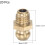 Brass Straight Grease Fitting 1/4"-28 Thread 8mm Width Hydraulic Grease Fitting Accessories, 20Pcs 2
