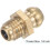 Brass Straight Grease Fitting 1/4"-28 Thread 8mm Width Hydraulic Grease Fitting Accessories, 20Pcs 3