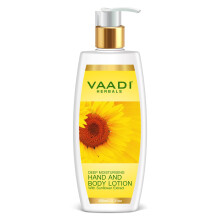 Vaadi Herbals Crema Hidratante para Manos y Cuerpo con Extracto de Girasol, 350G (8906049912729)