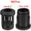 100Pcs Lamp Socket Light-emitting Diode Holder Clip Bezel Mount 5mm LED Holders Panel Display Plastic Black 4