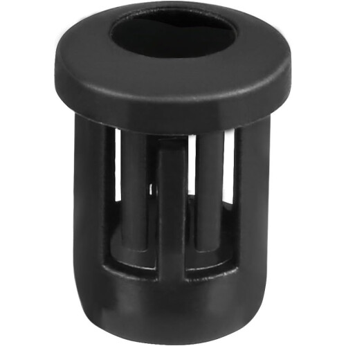 100Pcs Lamp Socket Light-emitting Diode Holder Clip Bezel Mount 5mm LED Holders Panel Display Plastic Black 1