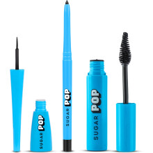 Sugar Pop Eye Essentials - Eyeliner Mate, Kajal de Larga Duración y Máscara Voluminizadora
