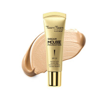 Teen Teen Dream Mousse Foundation | Leichte Samt-Oberfläche Mit Spf 25 | Glanzkontrolle, Primer, Blendbare Textur, Naturbeige, 30Ml
