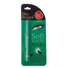 Blue Heaven Soft Kajal Eyeliner Pencil (Green) Matte Finish, Multicolour