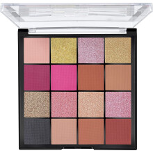 Paleta de Sombras Mars Mesmereyes, 16 Colores | Multicolor | Acabado Mate | Brillante (20.8 G) (01-Multico