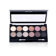 Jersy Girl Por Fashion Colour Colección de Maquillaje (14G) | Multi Ojos Perfecto | Paleta de 12 Colores