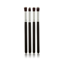 Kylie Soft Horse Bristle Pencil Brush- Black, Silver, Set Of 4