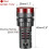 3Pcs Red Indicator Light with Buzzer AC/DC 110V, 22mm Panel Mount Flashing Alarm, for Electrical Control Panel, HVAC, DIY Projects 2