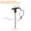 4Pcs T Handle Lock Pins, 9.5mm x 100mm Usage Length Stainless Steel Push-Button Quick Release Pin 2
