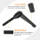 1Pcs M8 x 50mm Adjustable Knobs Handle Male Thread Push Button Ratchet Quick Release Locking Rotating Bolt for Lathe Machinery, Black 4