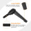 1Pcs M8 x 25mm Adjustable Knobs Handle Male Thread Push Button Ratchet Quick Release Locking Rotating Bolt for Lathe Machinery, Black 4