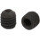 M3 x 3mm Cup Point Hex Socket Grub Set Screws Black 10pcs 2