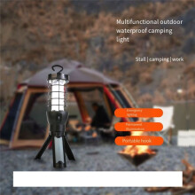 Grip Rechargeable LED Tripod Worklight,Outdoor Camping Bracket Lamp,Foldable Legs,Emergency and Roadside Use