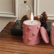 Jewelry Storage Box with Lid Silicone Mold, DIY Handmade Candle Cup Aroma Jar Epoxy Resin Molds Home Decor Tools