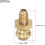 Brass Straight Grease Fitting M4 x 0.7mm Thread Hydraulic Grease Fitting Accessories, 20Pcs 2