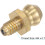 Brass Straight Grease Fitting M4 x 0.7mm Thread Hydraulic Grease Fitting Accessories, 20Pcs 3