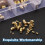 120pcs M3 M4 Metric Threaded Inserts Brass Heat Set Insert Knurled Nuts Assortment Kit, 3D Printing Brass Nuts Female Threaded Inserts Nuts 4