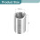 50Pcs Helical Threaded Inserts, M6-1x3D 304 Stainless Steel Threaded Socket, Thread Repair Insert for Plastic Wood Thread Repair 2