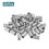 50Pcs Helical Threaded Inserts, M6-1x3D 304 Stainless Steel Threaded Socket, Thread Repair Insert for Plastic Wood Thread Repair 3